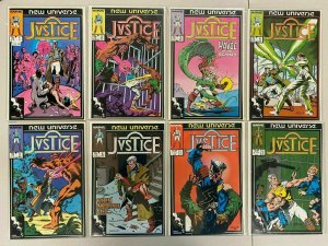 Justice set #1-32 avg 8.0 VF (1986-89 Marvel) 