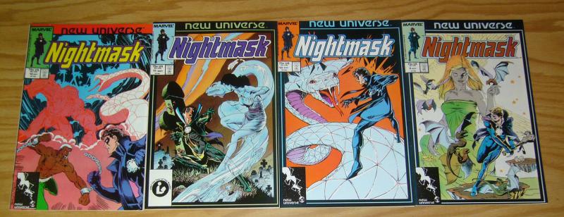 Nightmask #1-12 VF/NM complete series ROY THOMAS new universe marvel 1986 set