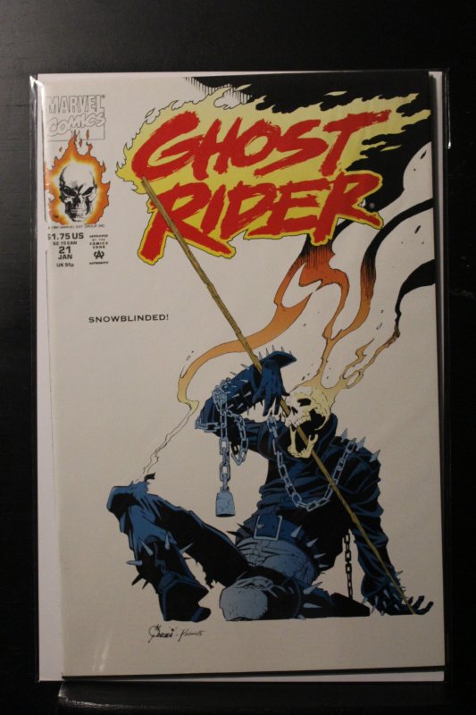 Ghost Rider #21 Direct Edition (1992) | Comic Books - Modern Age ...