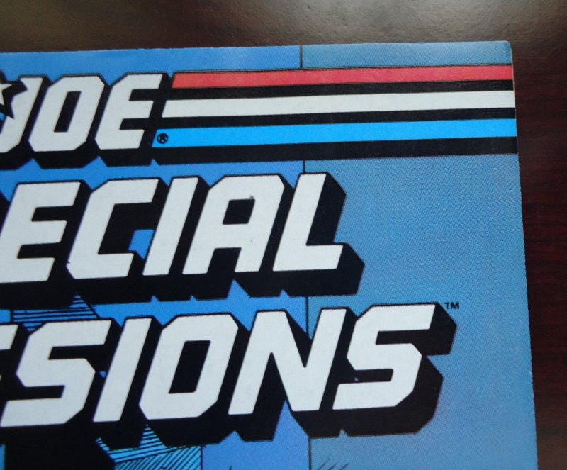 G.I. Joe: Special Missions #17 (1989) VERY FINE  Variant error cover