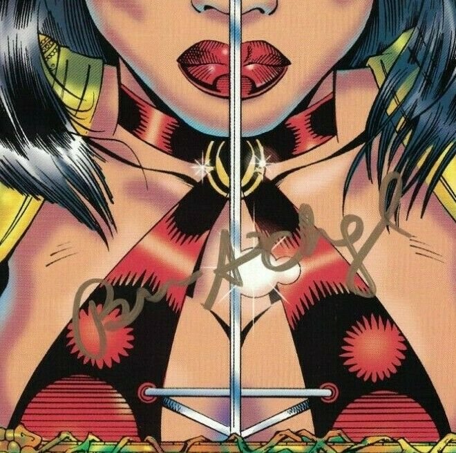 Hari Kari #0 VF signed by Bruce Schoengood - bad girl - Blackout Comics 1995