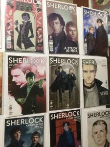 Sherlock A Study In Pink 1 2 3 4 5 A B C D E Covers Variants 17 Total Nm IK