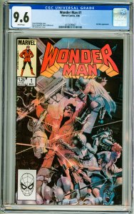 Wonder Man #1 (1986) CGC 9.6! White Pages!