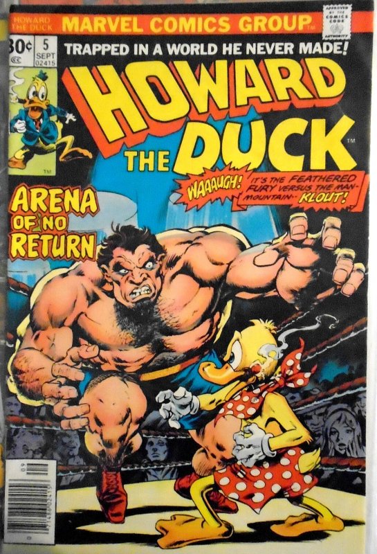 *Howard Duck v1 (1976) 2-5 4 high grade books (Guide $102)