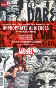 (2024) DAREDEVIL UNLEASH HELL RED BAND #1 1:50 JOE QUESADA Variant Cover!