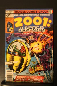2001, A Space Odyssey #9 (1977) High-Grade NM- 2nd Machine Man Jack Kirby Art!