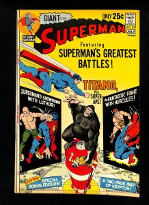 Superman #239 Vs Lex Luthor Titano the Super Ape and Hercules G-84!