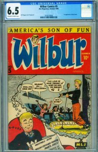 Wilbur Comics #5 CGC 6.5 1st KATY KEENE-Golden-Age Archie 1139258005