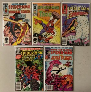 Marvel Team-Up comics lot #108-149 + 2 annual 37 diff avg 6.0 (1981-85)