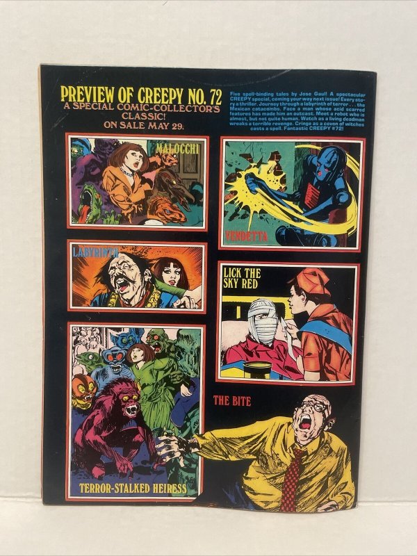 Creepy #71 Warren Magazine