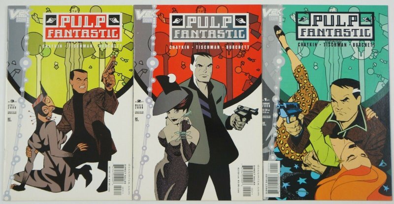 Pulp Fantastic #1-3 VF/NM complete series - howard chaykin vertigo comics set 2