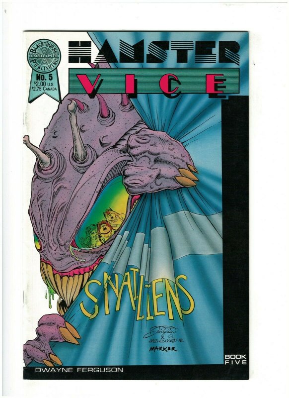 Hamster Vice #5 VF 8.0 Blackthorn Publishing 1986 