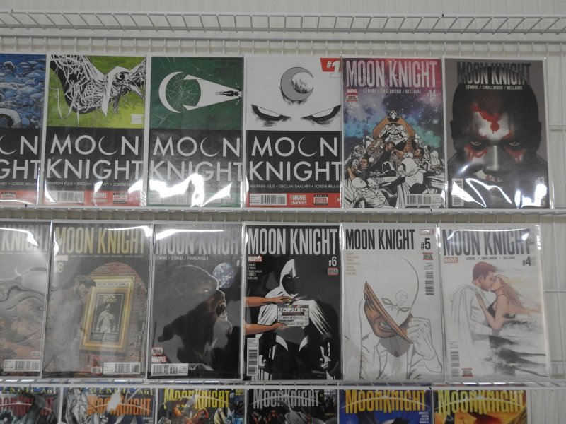 Lot of 31 Moon Knight Comics! Multiple runs of different series! Avg VF/NM Cond!