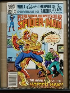 Peter Parker the Spectacular Spiderman Issue #63 - FN.  P04