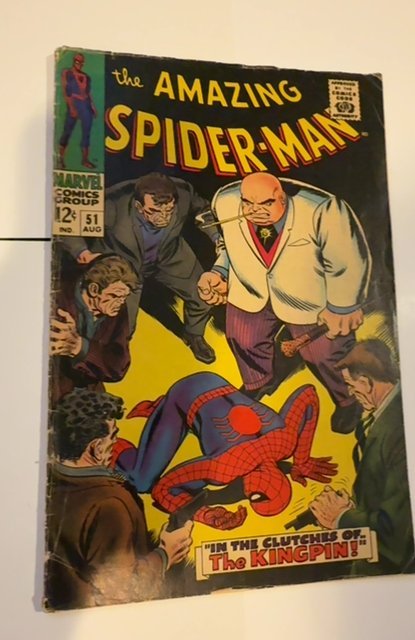 The Amazing Spider-Man #51 (1967) Romita/ 2nd kingpin app description