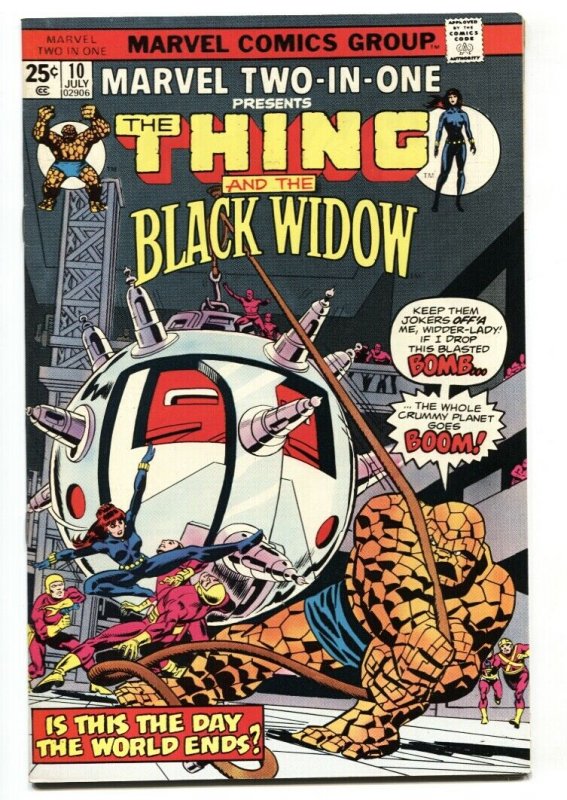 Marvel Two-In-One #10 1975-Black Widow- Thing- VF/NM