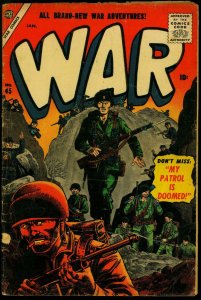 War Comics #45 1957- Atlas War- Maneely- Severin- Colan G-