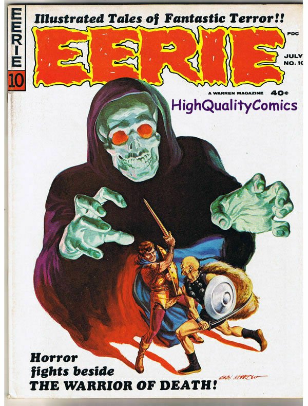 EERIE #10, Warren, Neal Adams, Frank Frazetta, Ditko, VF