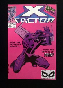 X-Factor  #47  MARVEL Comics 1989 VF+