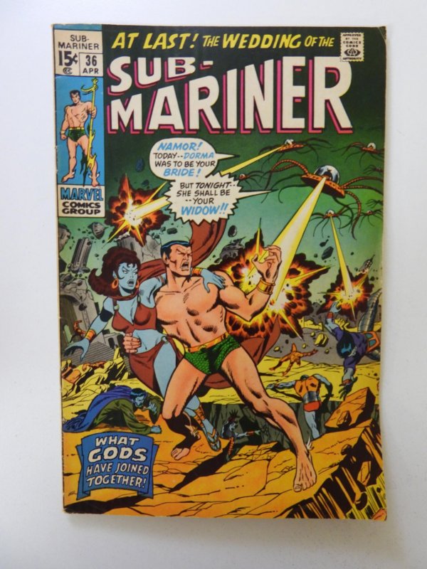 Sub-Mariner #36 (1971) FN+ condition