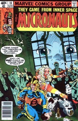 Micronauts #18 Marvel 1980 4.0 VG (Stock Photo)