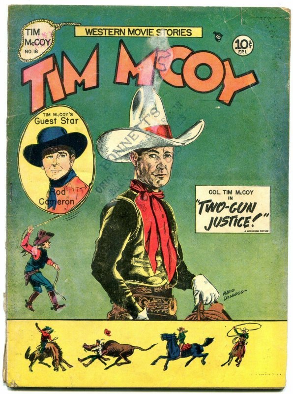 Tim McCoy #18 1948- Charlton Western- Rod Cameron- Mario DeMarco VG