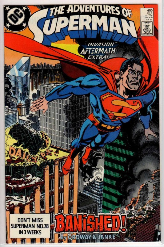 Adventures of Superman #450 Direct Edition (1989) 9.8 NM/MT