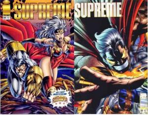 SUPREME (1992 IMAGE) 28A-28B Set of BOTH Variant Covers