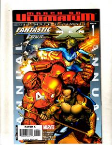 5 Ultimate Fantastic Four Marvel Comics ANNUAL # 1 2 Requiem 1 X-Men Annual CJ9