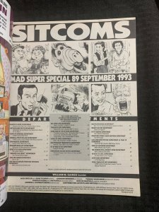 1993 MAD SUPER SPECIAL Magazine #89 VG- 3.5 Alfred E Neuman / Sitcoms