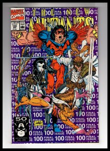 The New Mutants #100 (1991) 1st Print ~ Great High Grade copy!  / ECA7x