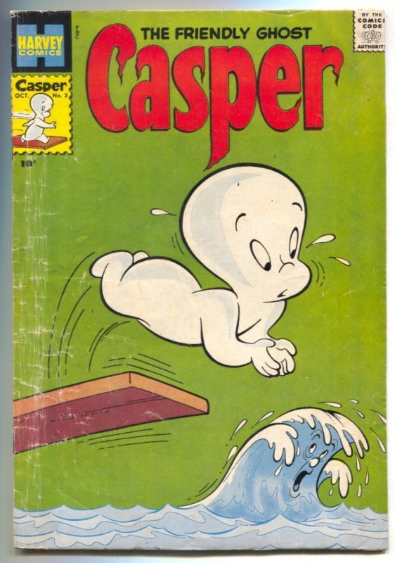 Friendly Ghost, Casper #3 1958- Harvey comics VG-