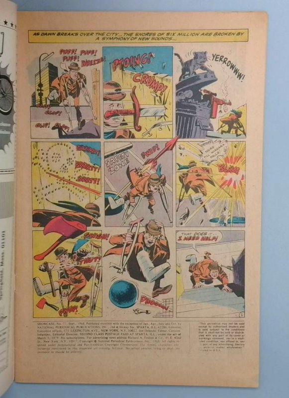 Showcase #77 VG+ 1st Appearance of Angel ? KEY?️ DC 1968