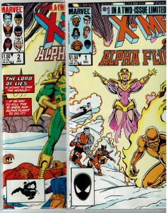 X-Men and Alpha Flight #1 and #2, 9.4 or Better