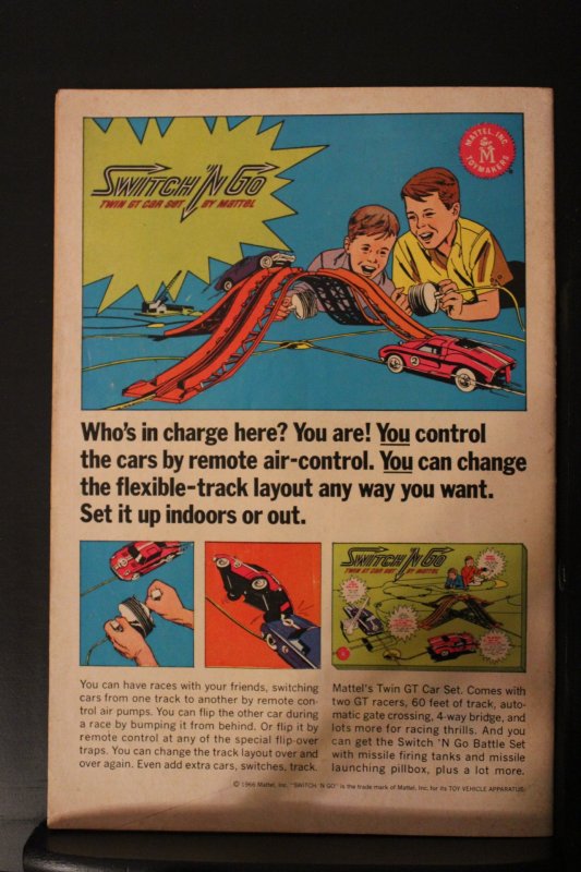 Capt. Storm #15 (1966) High-Grade VF Jap samuari vs Storm cover Boca CERT Wow!