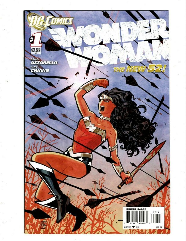 Lot Of 3 Wonder Woman DC NEW 52 Comic Books # 1 2 3 1st Prints Batman Flash GK21