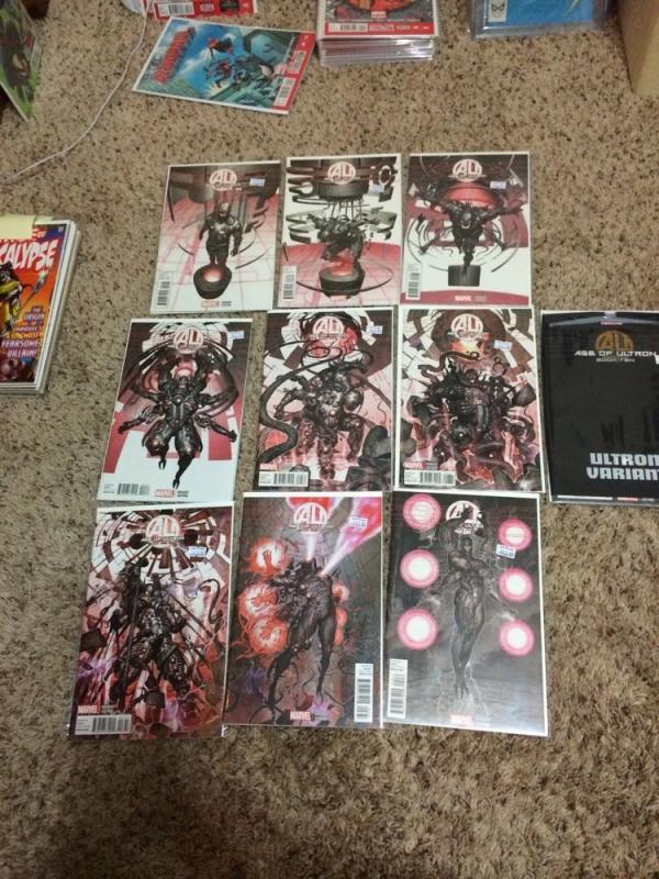 Age Of Ultron 1 2 3 4 5 6 7 8 9 10 All Nm/M Near Mint Variant Collection! C Pics