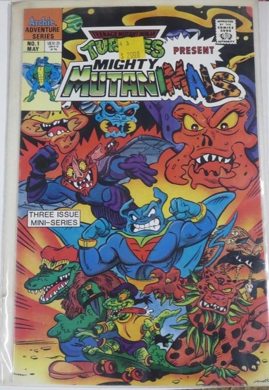 Teenage Mutant Ninja Turtles Spin-off Set! 5 books, Mutanimals, Leatherhead! F/+