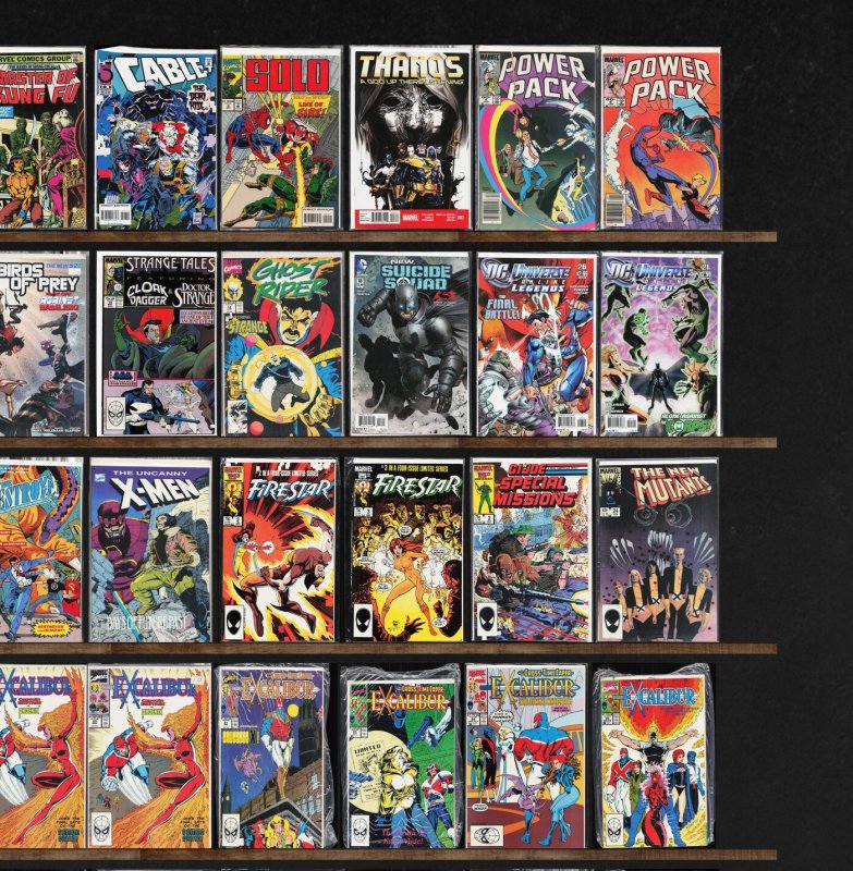 Huge Lot 140+ Comics with X-Factor, Excalibur, The New Mutants, X-Force & More!