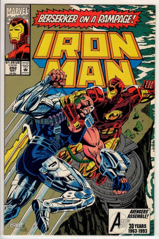 Iron Man #292 Direct Edition (1993) 9.2 NM-