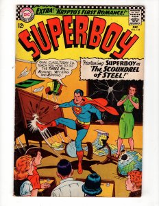 Superboy #134 (1966) THE SCOUNDREL OF STEEL! Silver Age DC  Classic / ID#539