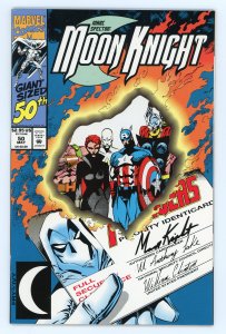 Marc Spector: Moon Knight #50 Werewolf by Night Avengers Die Cut Cover NM