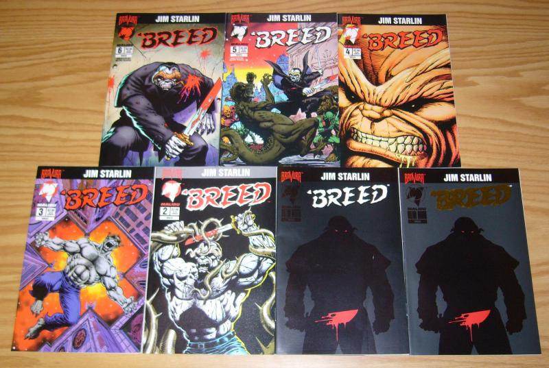 Breed #1-6 VF/NM complete series + gold variant - jim starlin set lot 2 3 4 5