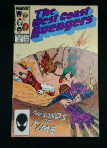 West Coast Avengers #20, VF+ Marvel, 1987