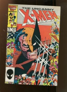 UNCANNY X MEN #211 (9.2) MASSACRE! 1986