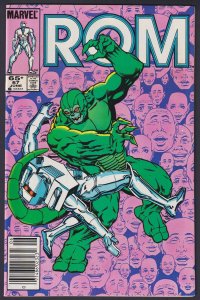 ROM Space Knight 67 (1985) VF 1st app Hiberlac Marvel Comics