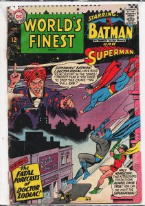 World's Finest Comics #160 (1966) Superman and Batman and Robin