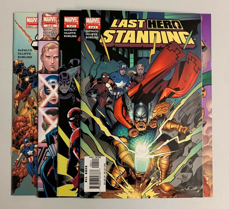 Last Hero Standing #1-5 Set (Marvel 2005) 1 2 3 4 5 Tom Defalco (9.2+)