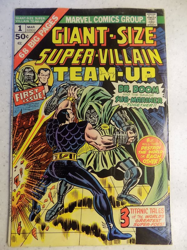 SUPER-VILLAIN TEAM-UP GIANT-SIZE # 1