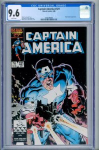 Captain America #321 CGC 9.6 1987-Marvel comic book 4330290006